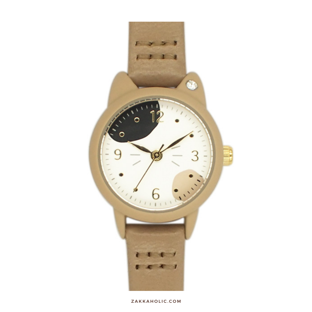 Water Proof Cat Shape Watch 女裝 防水 三色貓貓形手錶