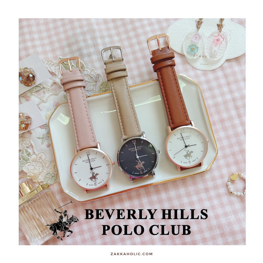 Made in Japan Beverly Hills Polo Club Water Proof Watch 日常防水
