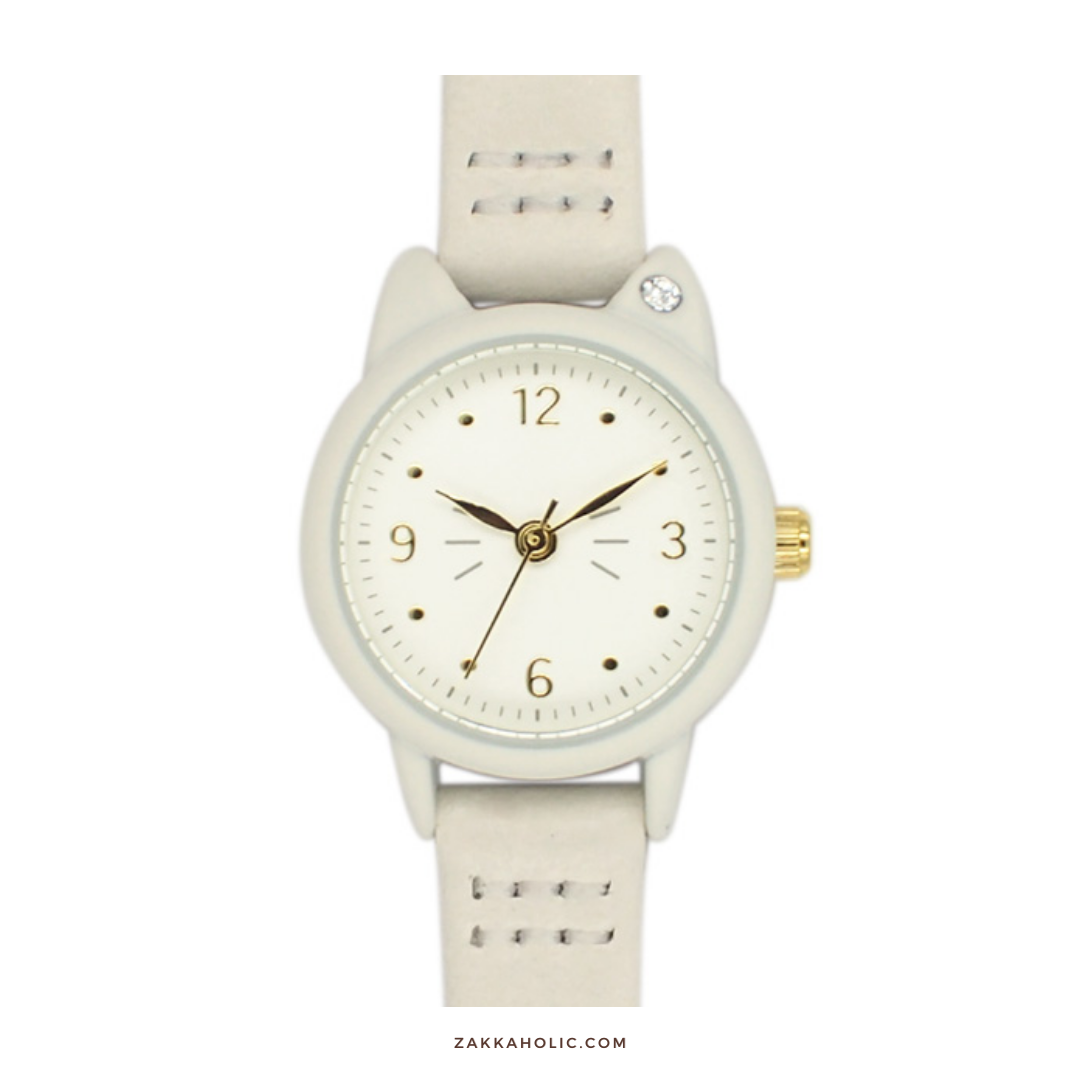 Water Proof Cat Shape Watch 女裝 防水 三色貓貓形手錶