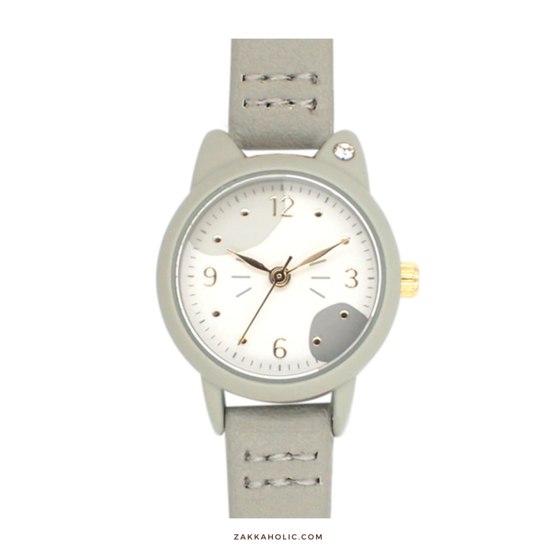 Water Proof Cat Shape Watch 女裝 防水 三色貓貓形手錶
