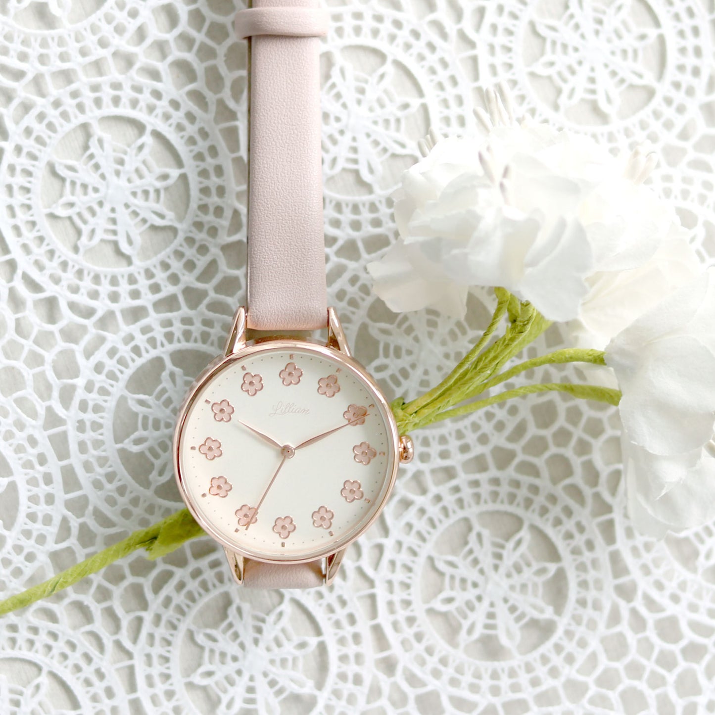 Scandinavian Style Flowers Watch 北歐風 花花 花環花圈女裝手錶 *marimekko vibe*