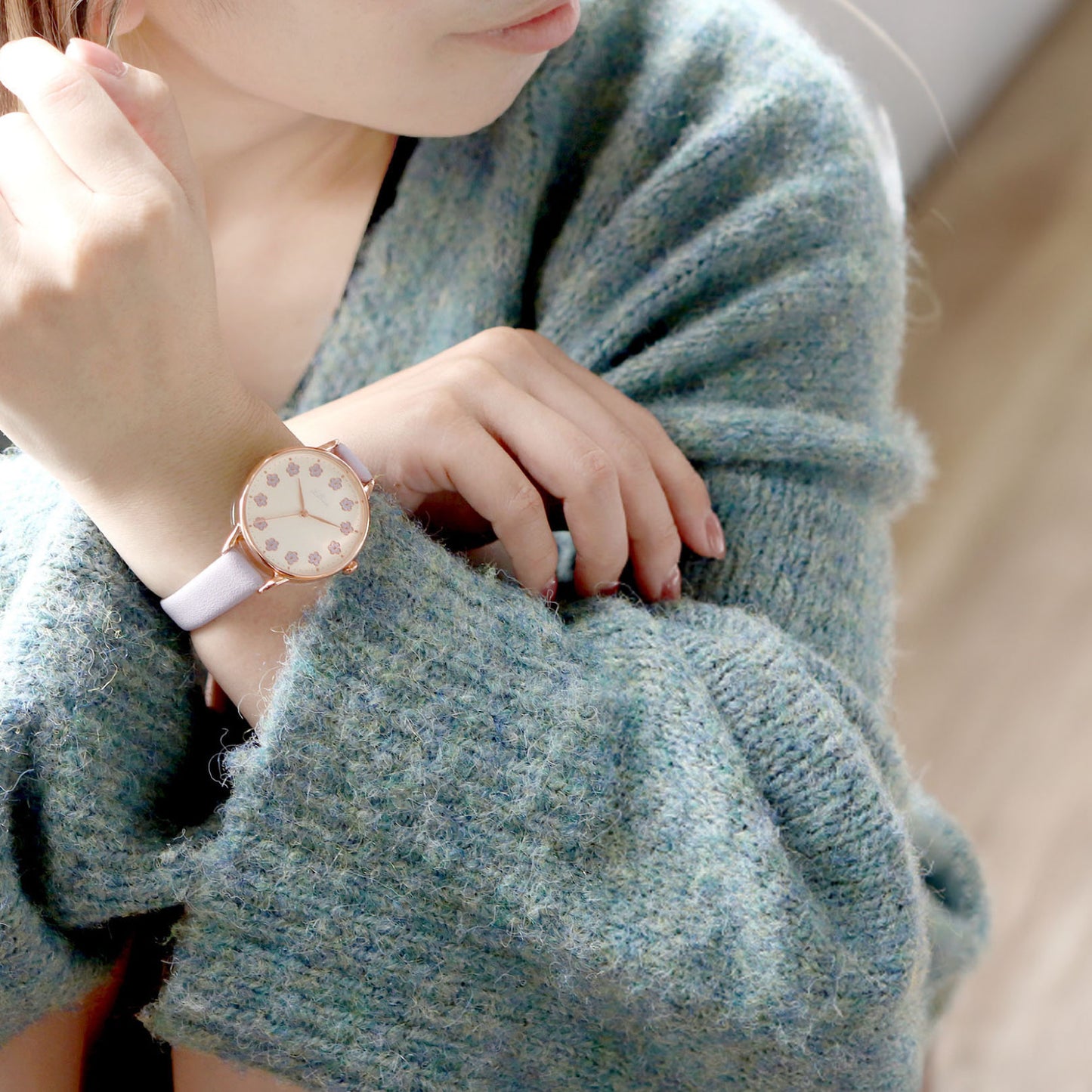 Scandinavian Style Flowers Watch 北歐風 花花 花環花圈女裝手錶 *marimekko vibe*