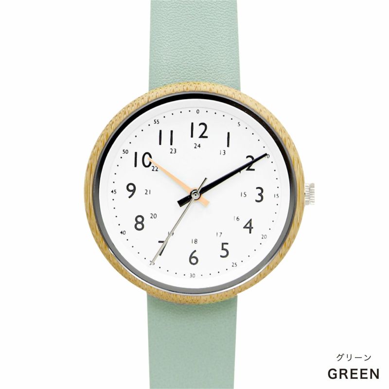 Bamboo Watch 親膚竹製錶圈手錶 女裝