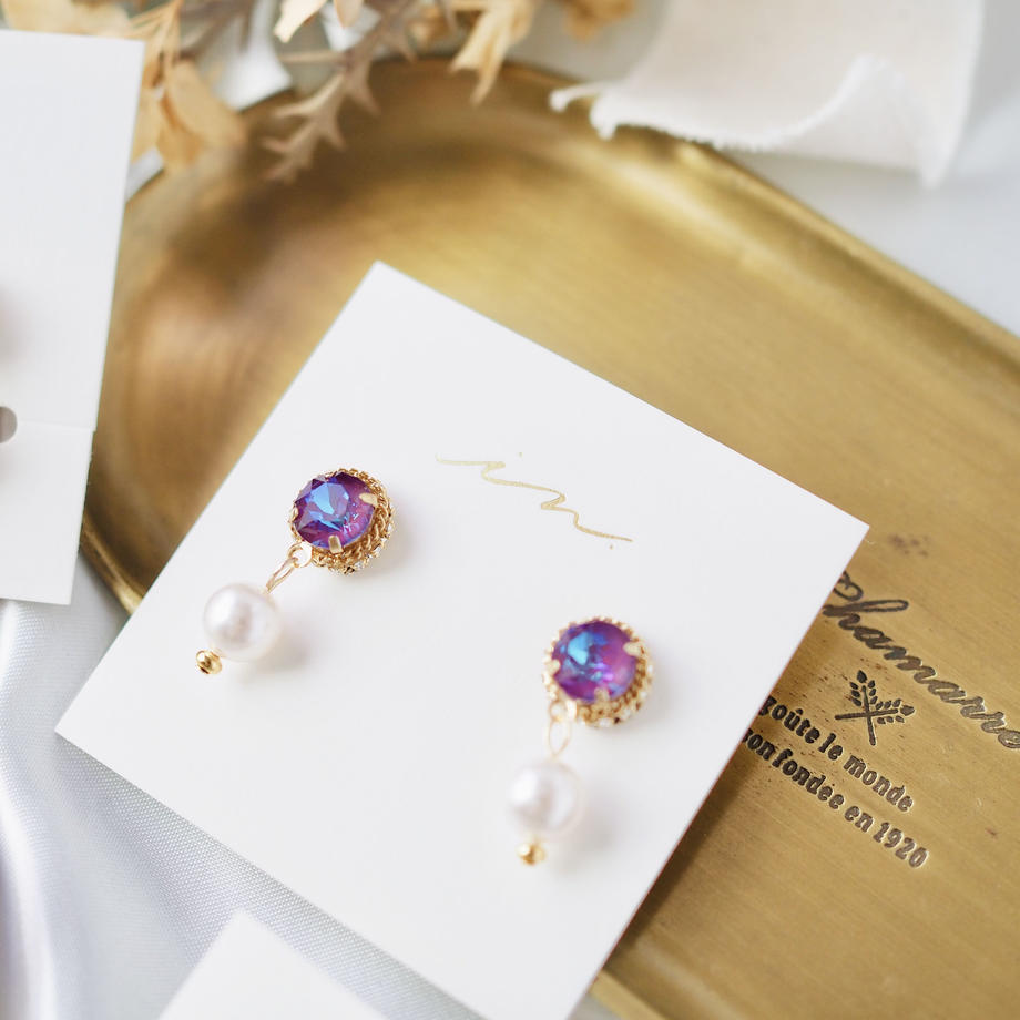 In. Accessory - 日本手作 Swarovski x Czech beads *・゚noah #802 *・゚