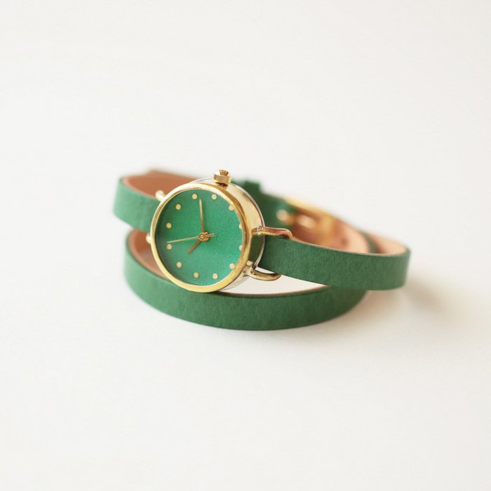 C-Brain Handicraft Watch 日本手工錶 42_04 iroha 綠青