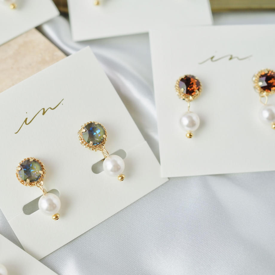 In. Accessory - 日本手作 Swarovski x Czech beads *・゚noah #802 *・゚