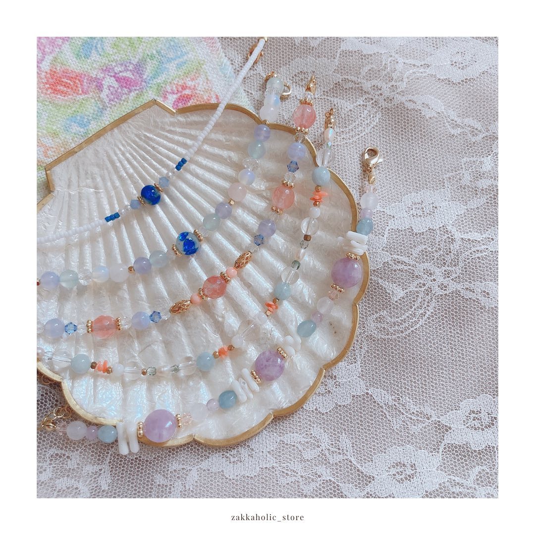 Jeenar Okinawa White Hotaru Glass 沖繩白螢琉璃手鏈 BRW-49