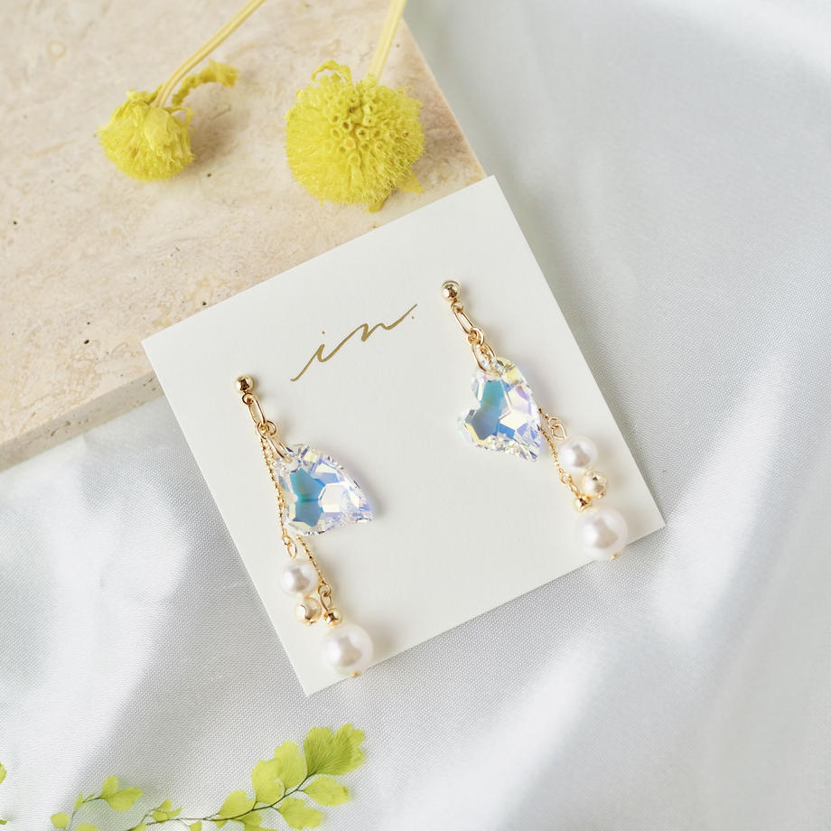 In. Accessory - 日本手作 Swarovski x Czech beads *・゚jeanne #1386 .*・゚