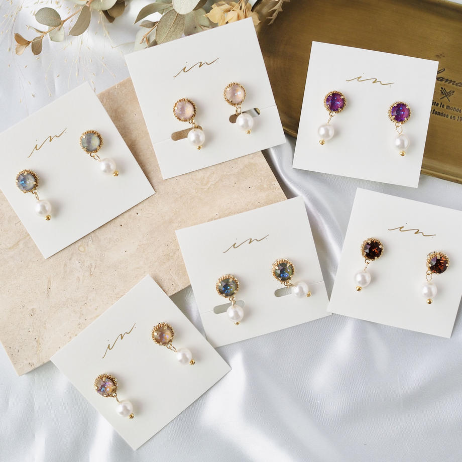 In. Accessory - 日本手作 Swarovski x Czech beads *・゚noah #802 *・゚
