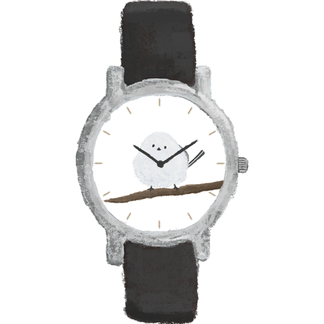 びとbito - Handicraft Watch 日本手工錶 - 銀喉長尾山雀