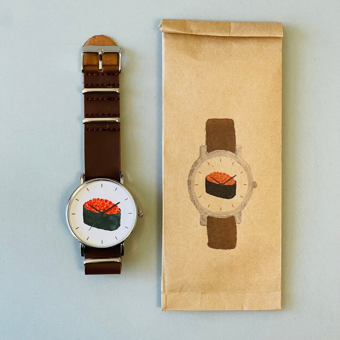 びとbito - Handicraft Watch 日本手工錶 - 蟹籽壽司