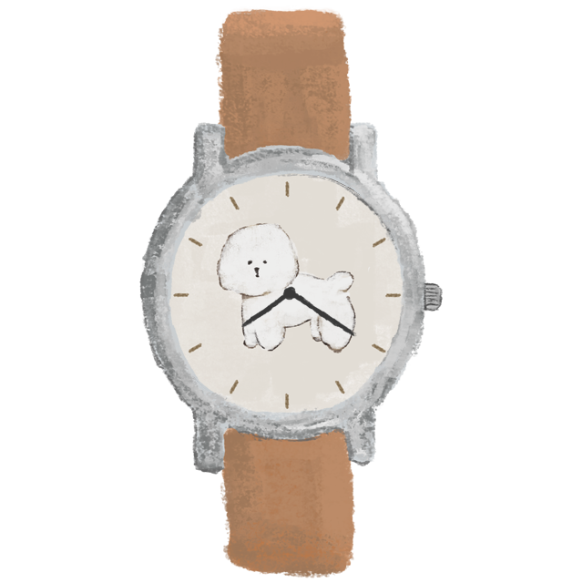 びとbito - Handicraft Watch 日本手工錶 - 比熊犬