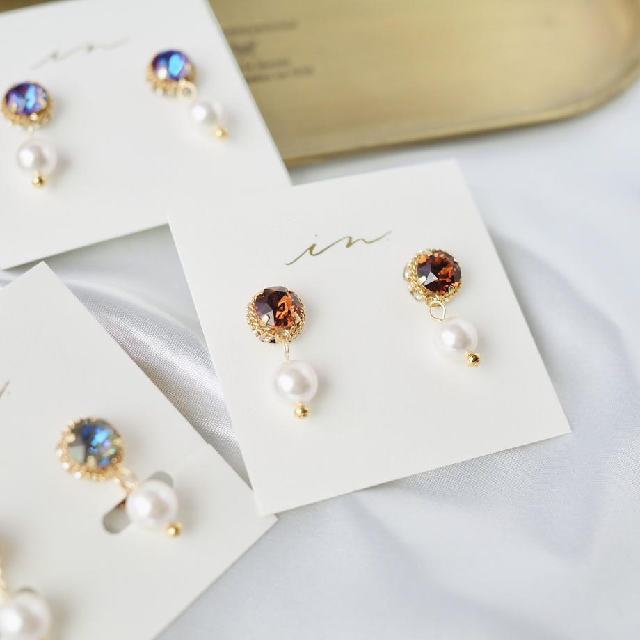 In. Accessory - 日本手作 Swarovski x Czech beads *・゚noah #802 *・゚