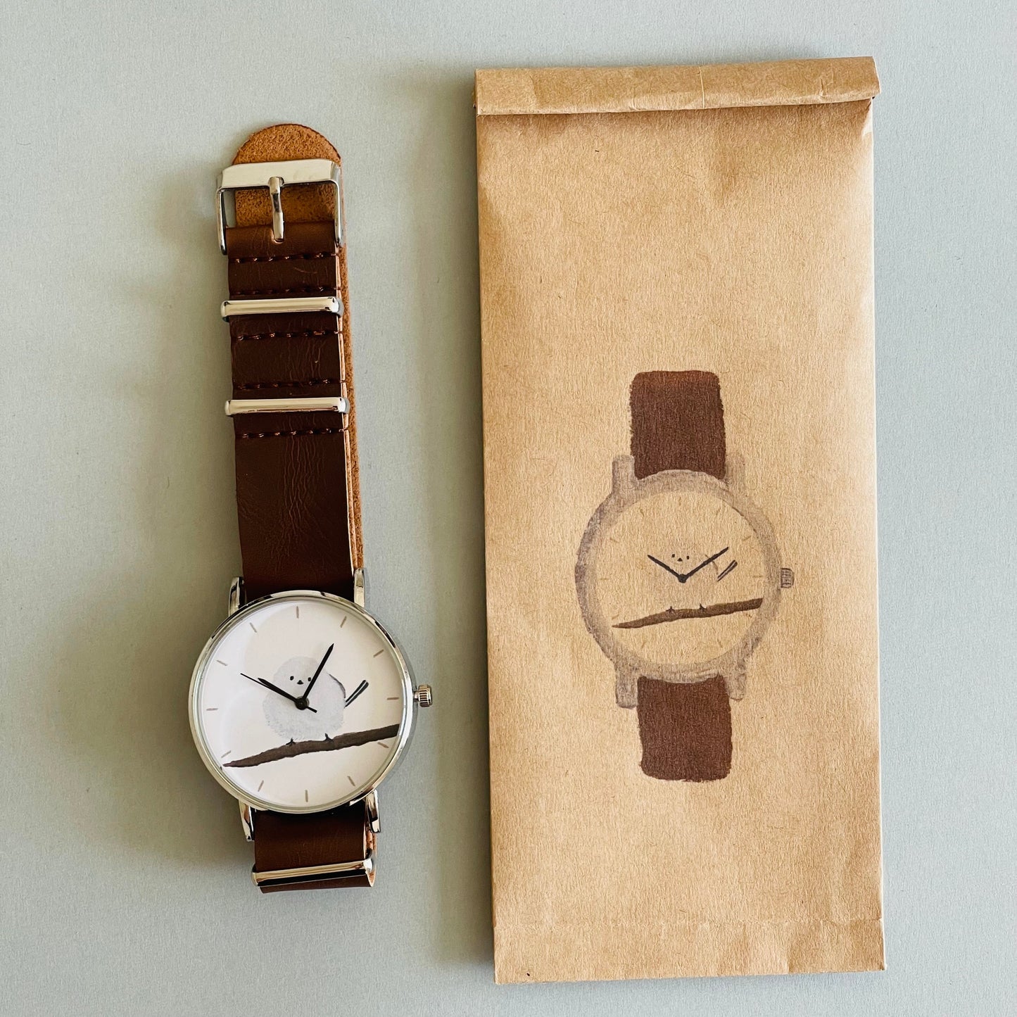 びとbito - Handicraft Watch 日本手工錶 - 銀喉長尾山雀