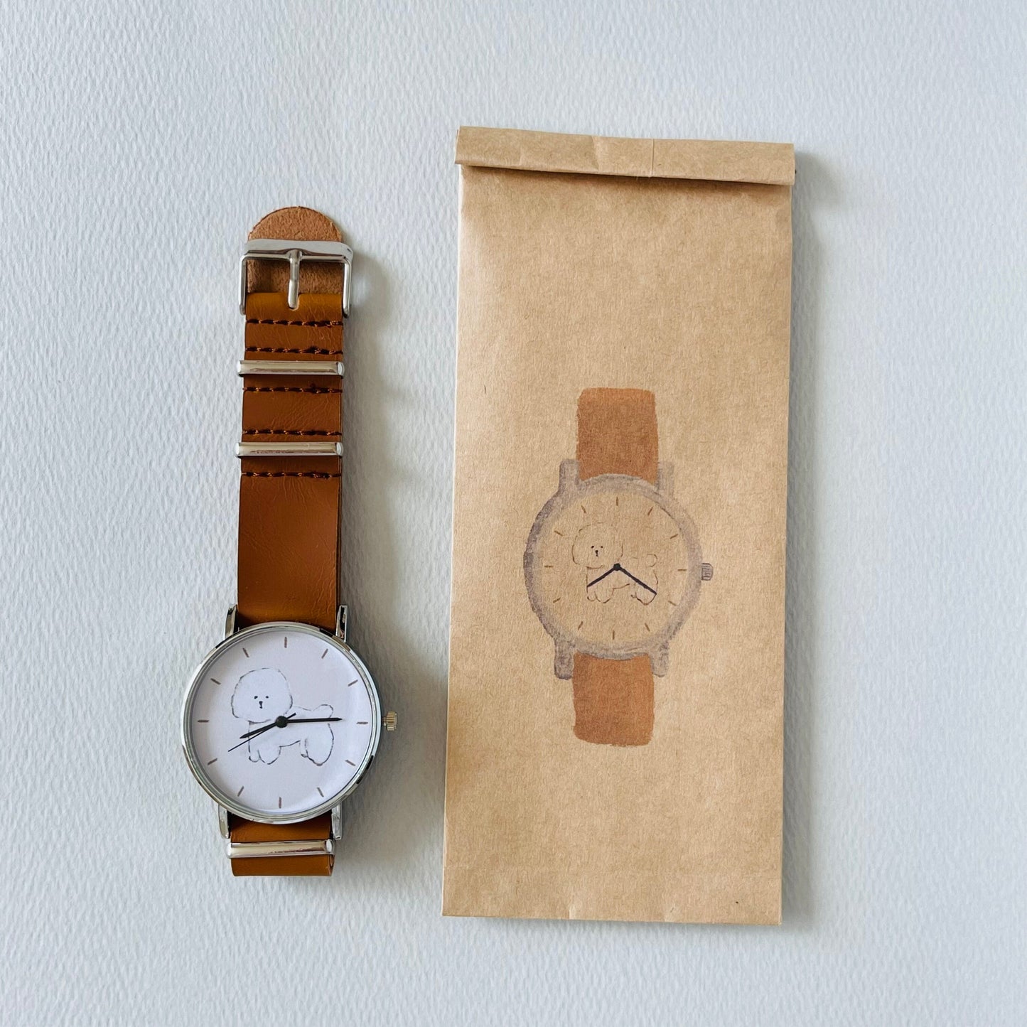 びとbito - Handicraft Watch 日本手工錶 - 比熊犬