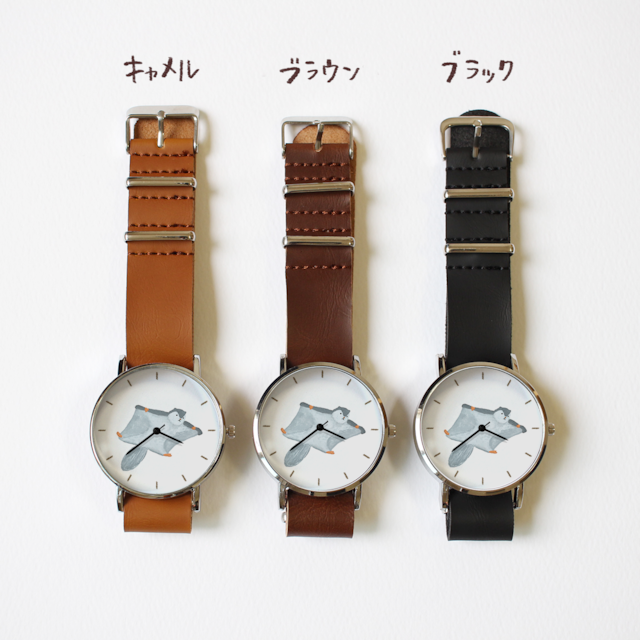 びとbito - Handicraft Watch 日本手工錶 - 鼯鼠 飛鼠