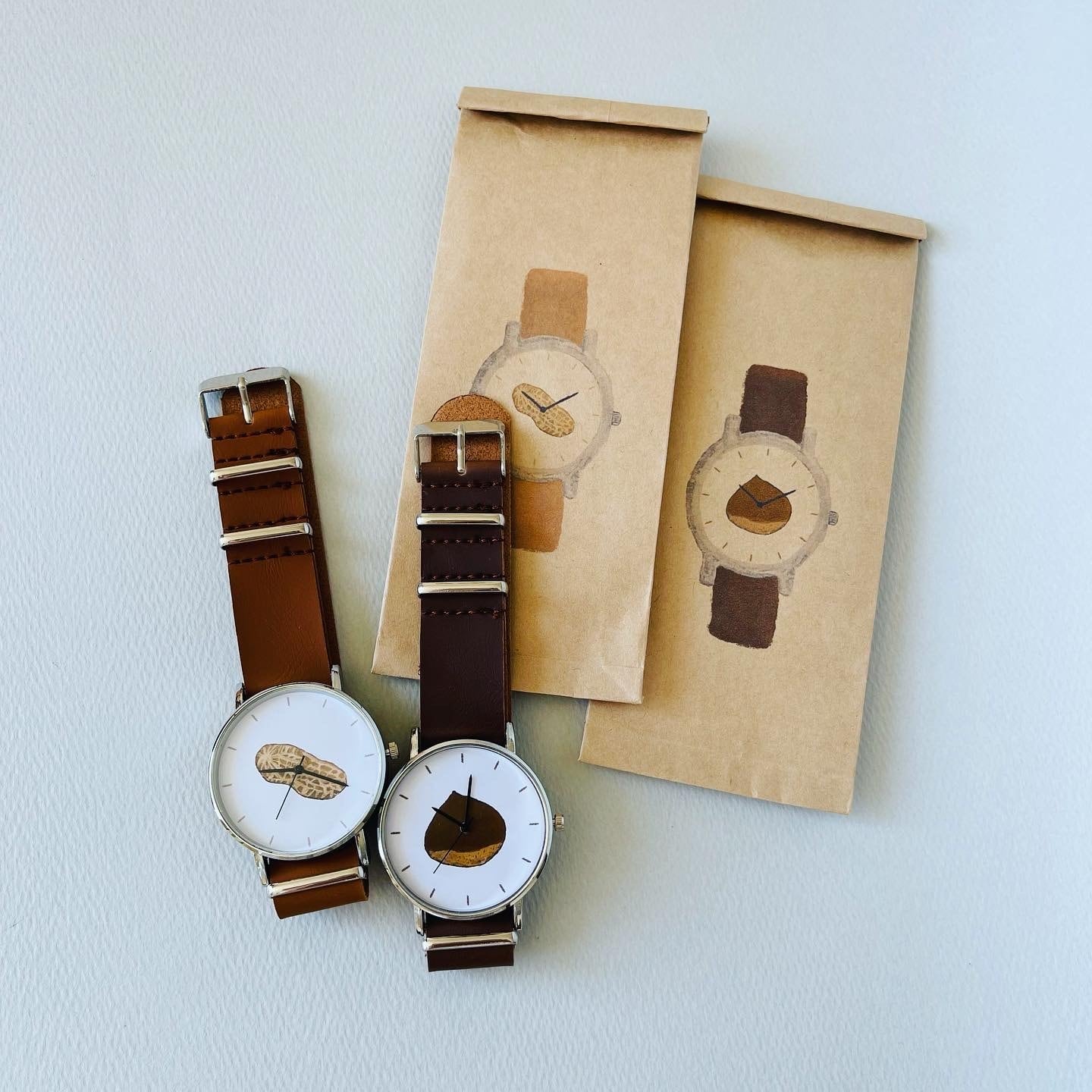 びとbito - Handicraft Watch 日本手工錶 - 花生