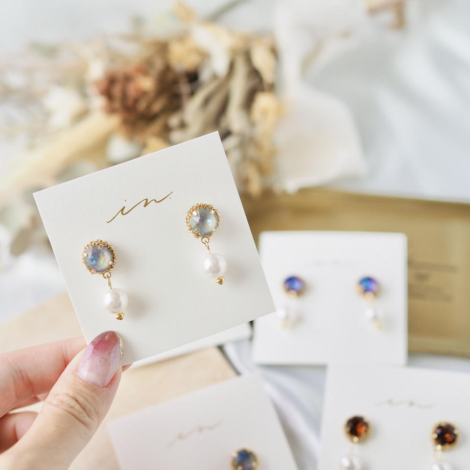 In. Accessory - 日本手作 Swarovski x Czech beads *・゚noah #802 *・゚