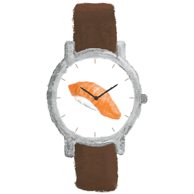 びとbito- Handicraft Watch 日本手工錶 - 三文魚壽司