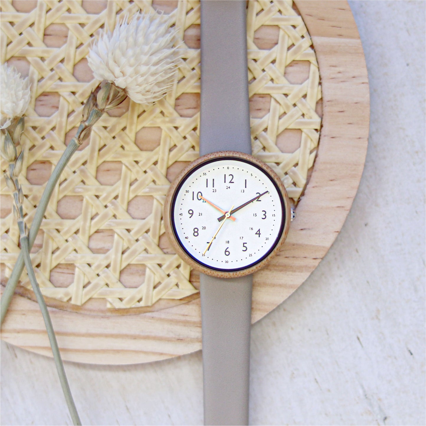 Bamboo Watch 親膚竹製錶圈手錶 女裝