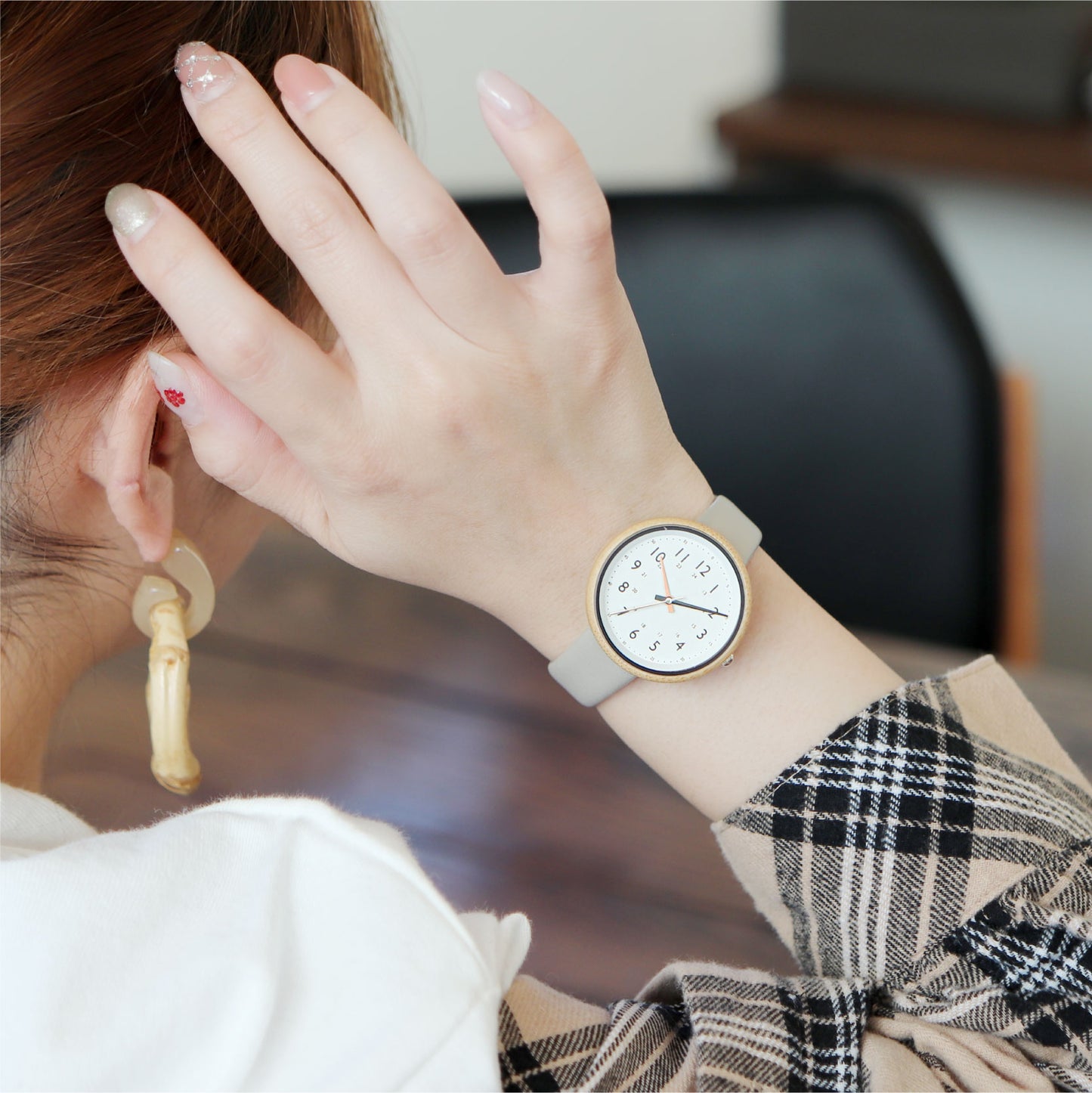 Bamboo Watch 親膚竹製錶圈手錶 女裝