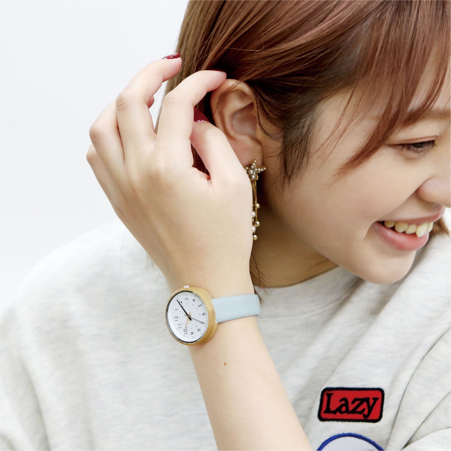 Bamboo Watch 親膚竹製錶圈手錶 女裝