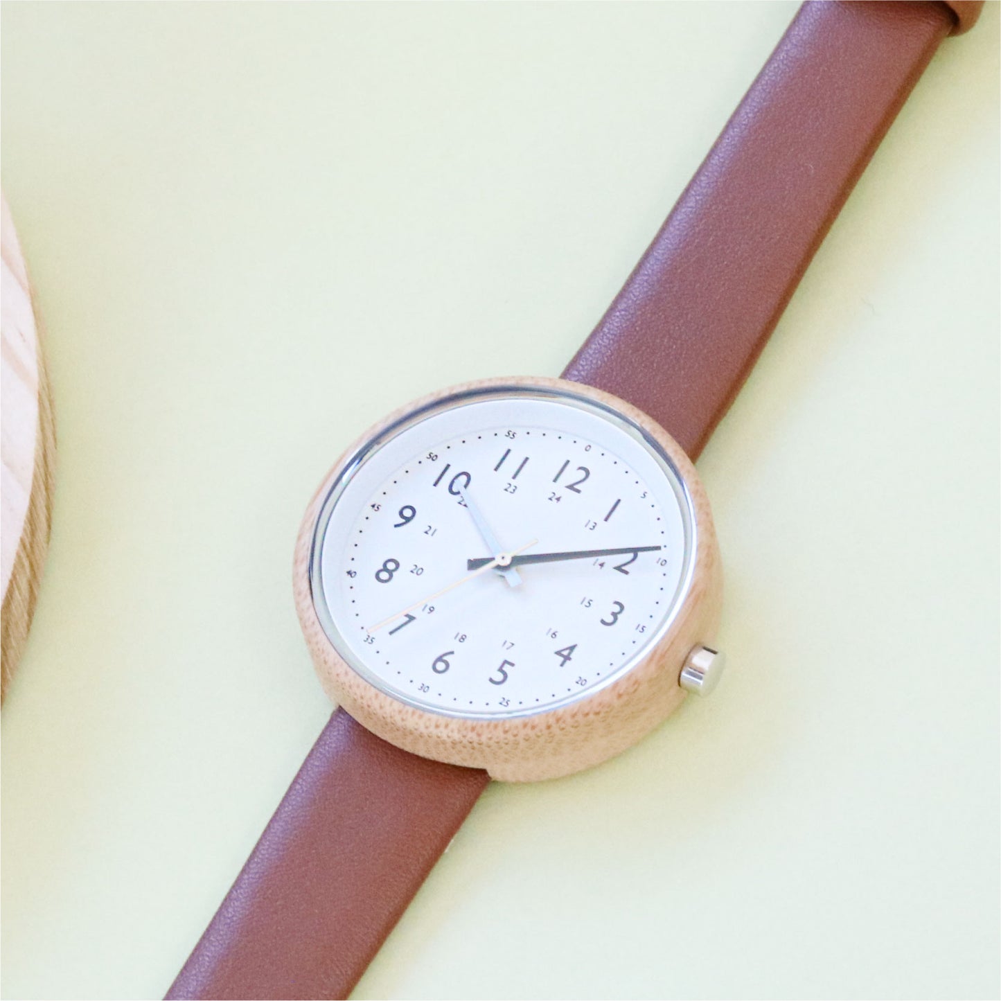 Bamboo Watch 親膚竹製錶圈手錶 女裝