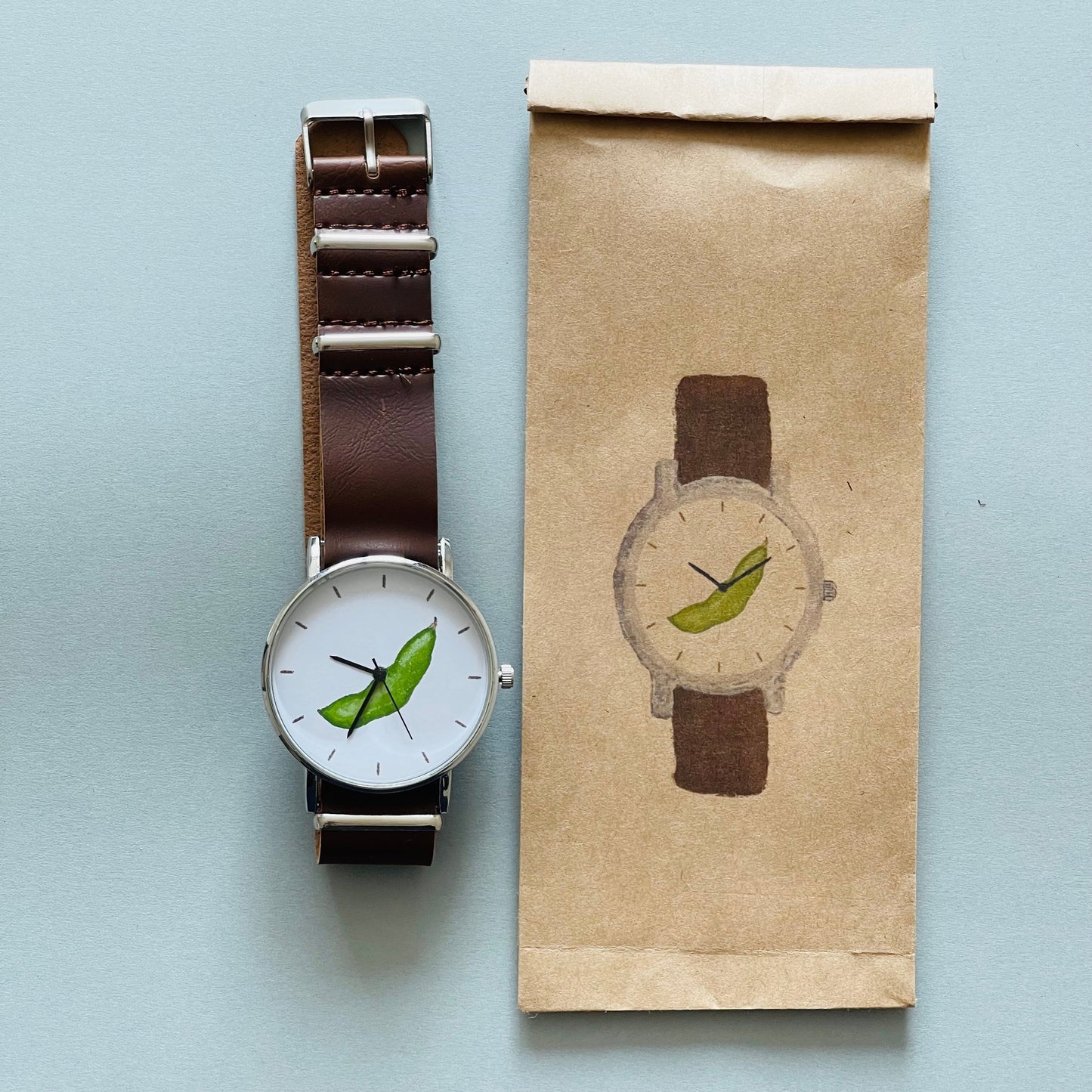びとbito - Handicraft Watch 日本手工錶 - 枝豆