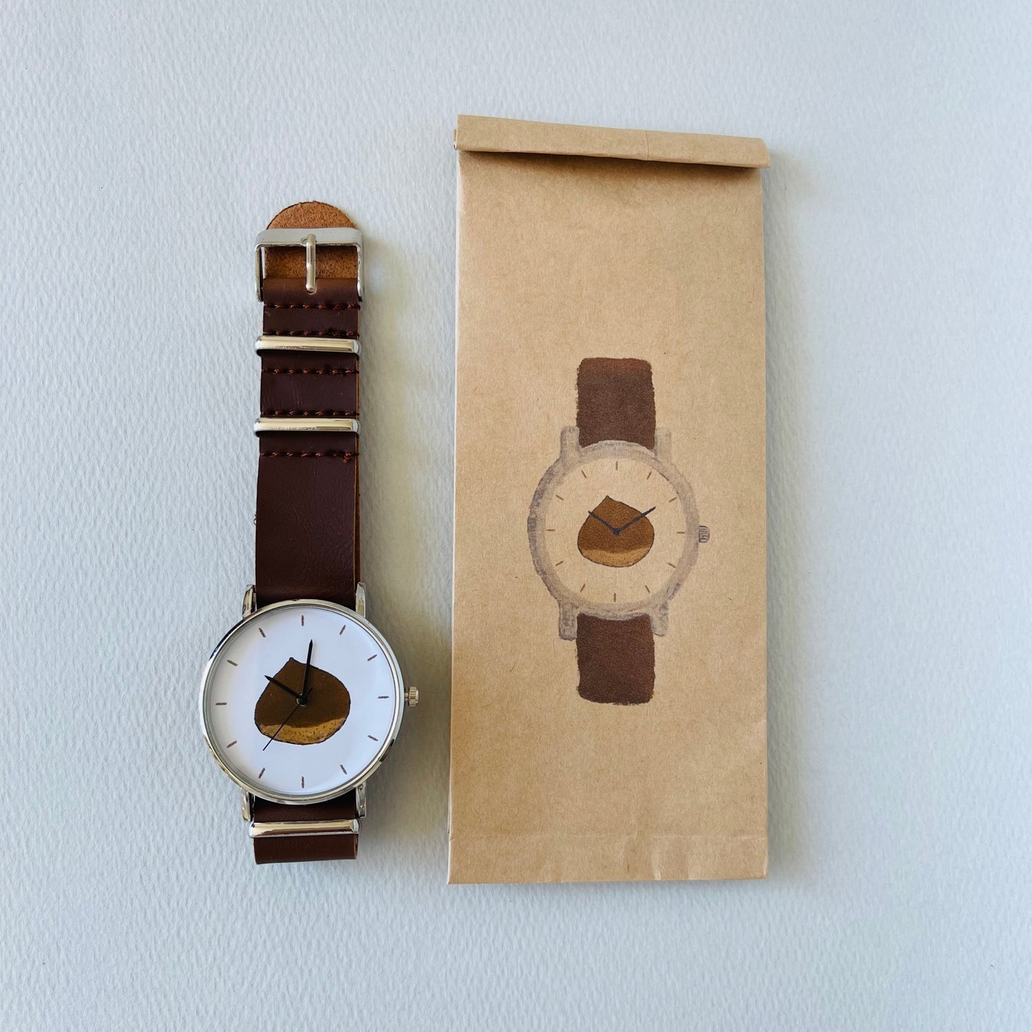 びとbito - Handicraft Watch 日本手工錶 - 栗子