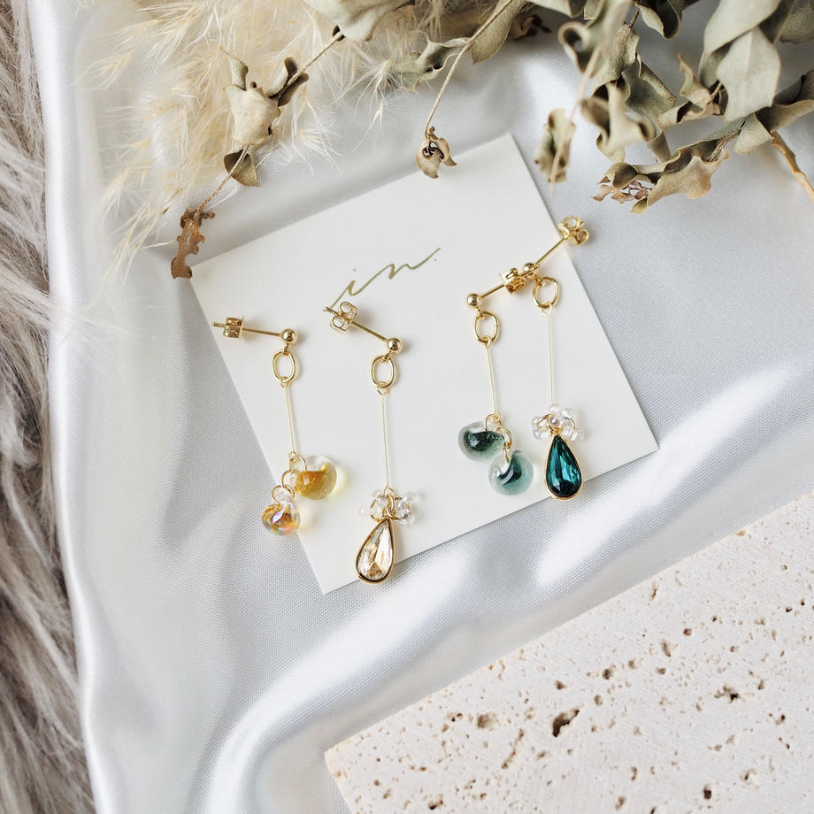 In. Accessory - 日本手作 \Tear Drop/ 天使之淚 *・゚chapeau #1553 .*・゚