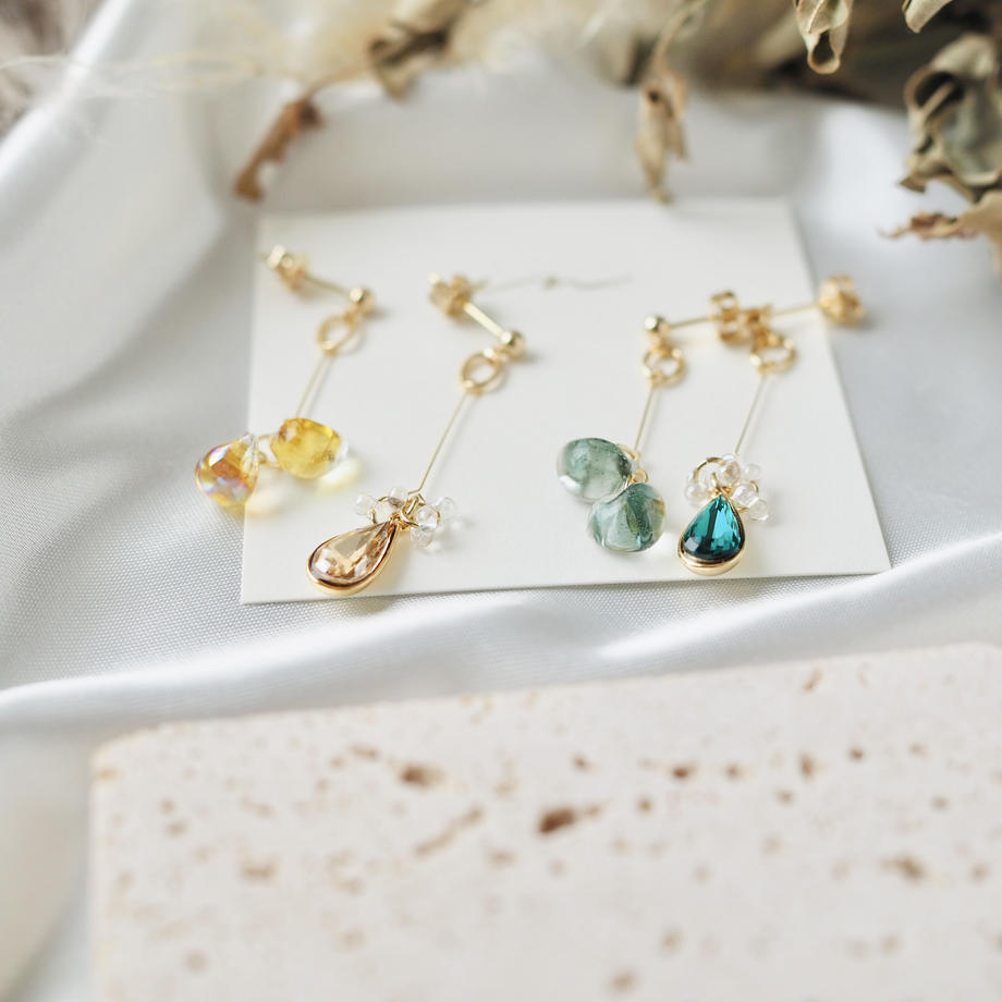 In. Accessory - 日本手作 \Tear Drop/ 天使之淚 *・゚chapeau #1553 .*・゚