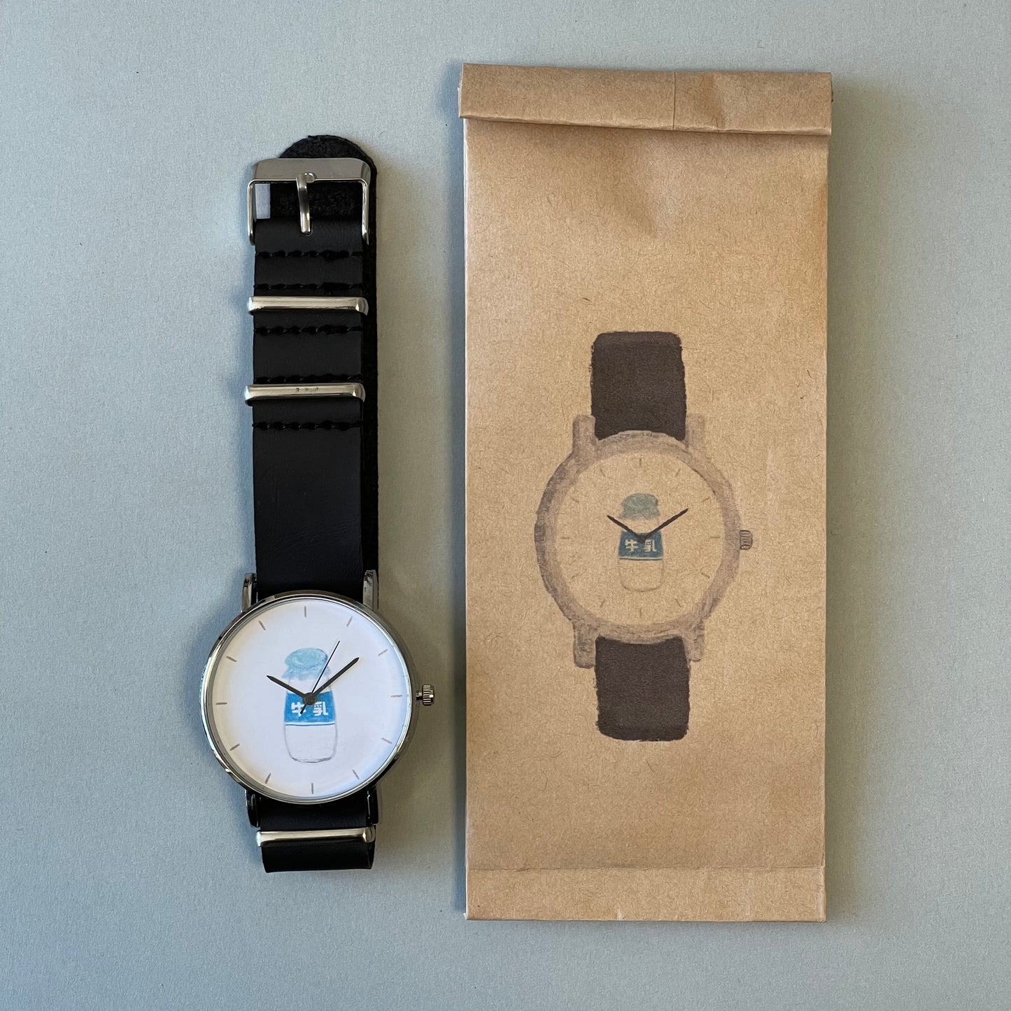 びとbito - Handicraft Watch 日本手工錶 - 牛乳