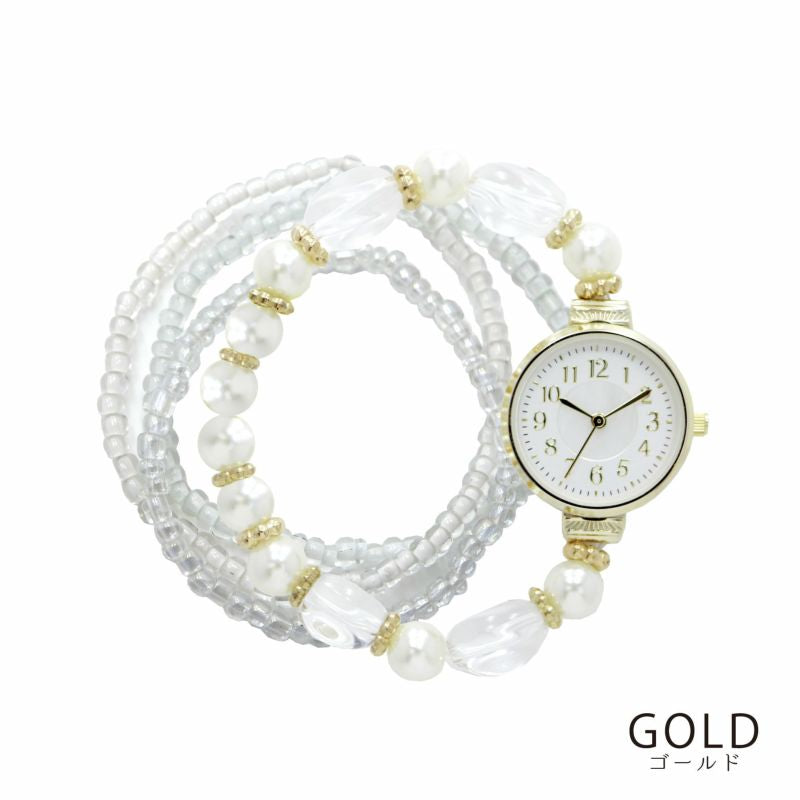 Pearl Bracelet Watch Set 珠珠手鏈錶套裝