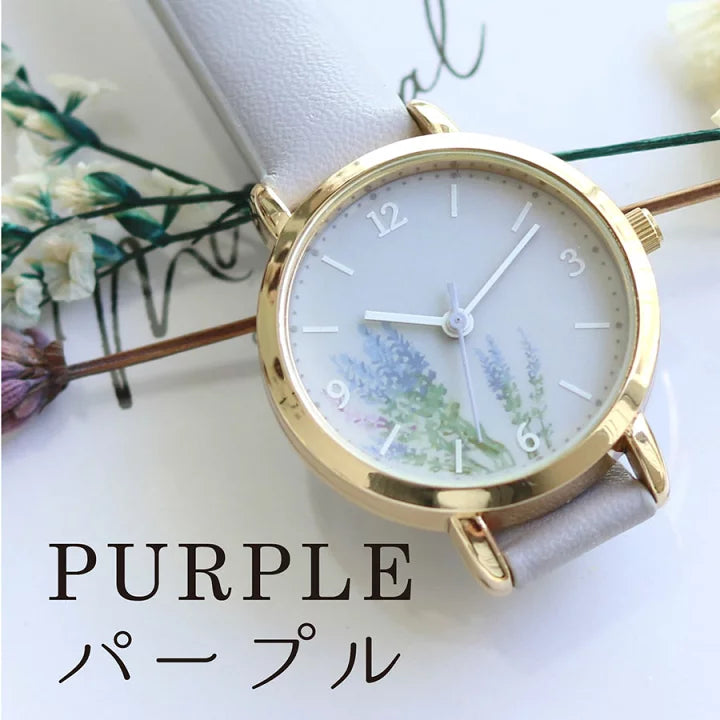 2023 SS Floral Watch 淡色女子 春日暖意 文青 士多啤梨 手錶 女裝 Tulip Rose Watch 🌷