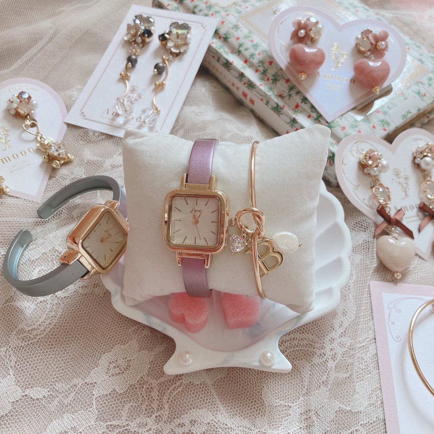 Bangle Watch 小方盒手鐲錶 手鈪錶 女裝