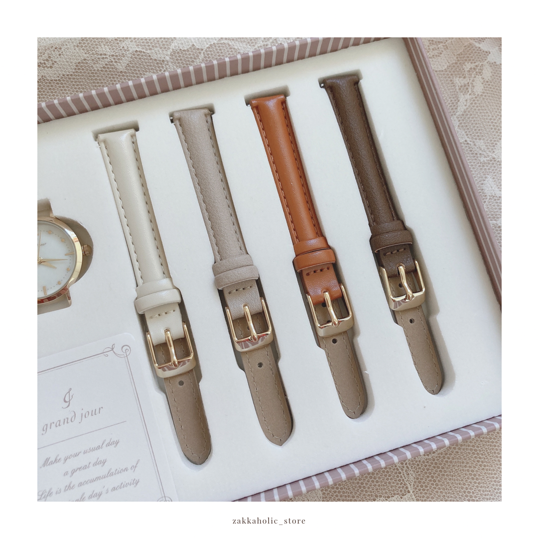 Grand Jour Changeable Belt Watch Gift Set 女裝 可轉換錶帶禮盒裝