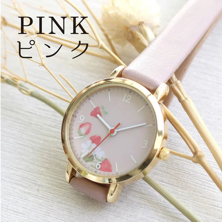 2023 SS Floral Watch 淡色女子 春日暖意 文青 士多啤梨 手錶 女裝 Tulip Rose Watch 🌷