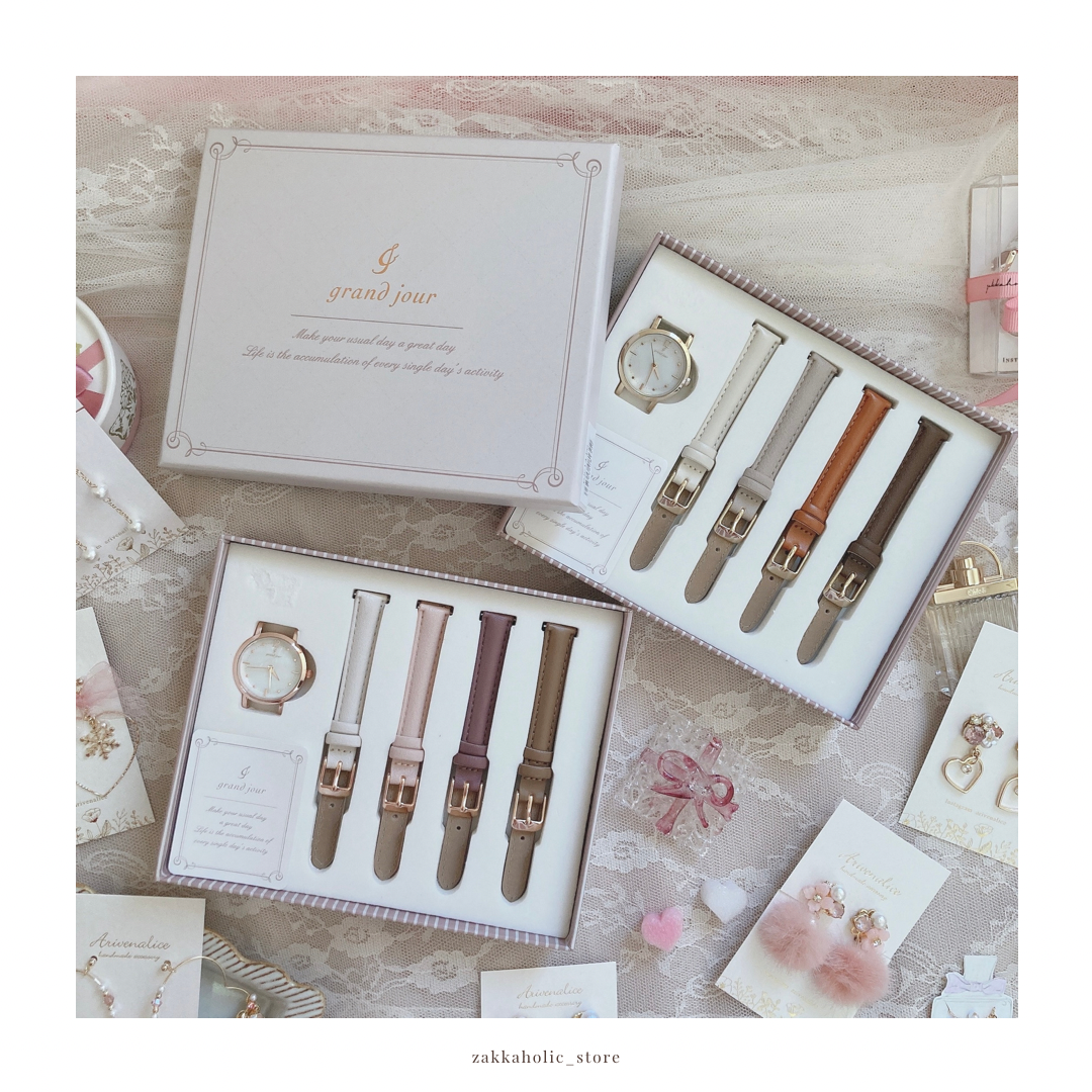 Grand Jour Changeable Belt Watch Gift Set 女裝 可轉換錶帶禮盒裝