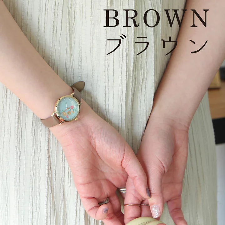 2023 SS Floral Watch 淡色女子 春日暖意 文青 士多啤梨 手錶 女裝 Tulip Rose Watch 🌷