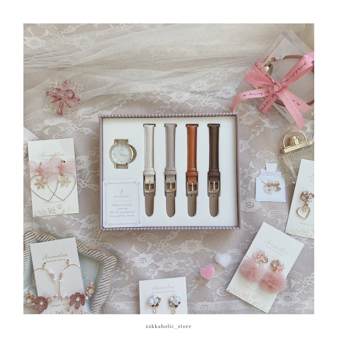 Grand Jour Changeable Belt Watch Gift Set 女裝 可轉換錶帶禮盒裝