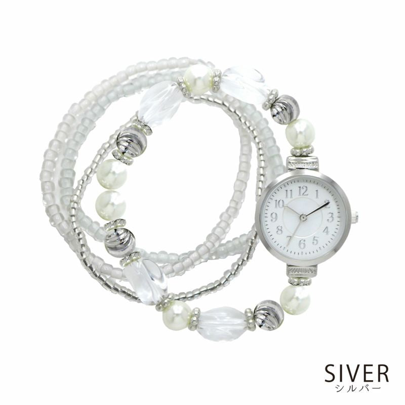 Pearl Bracelet Watch Set 珠珠手鏈錶套裝