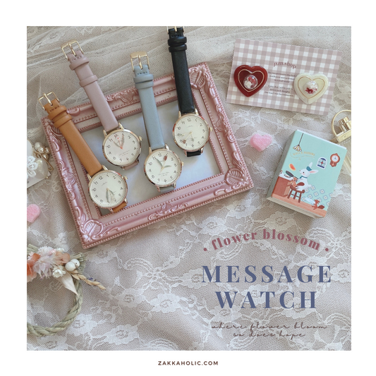 Where flowers bloom, so does hope 鬱金香 花花指針手錶 Flower Watch