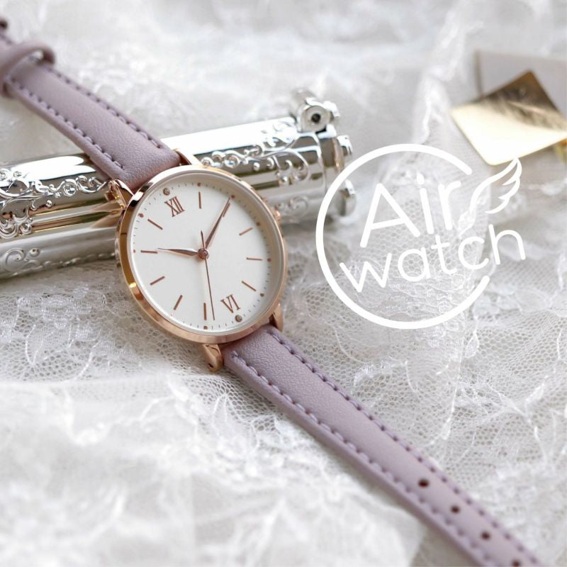 Air Watch Nickel Free 超輕親膚羅馬數字簡約手錶 女裝