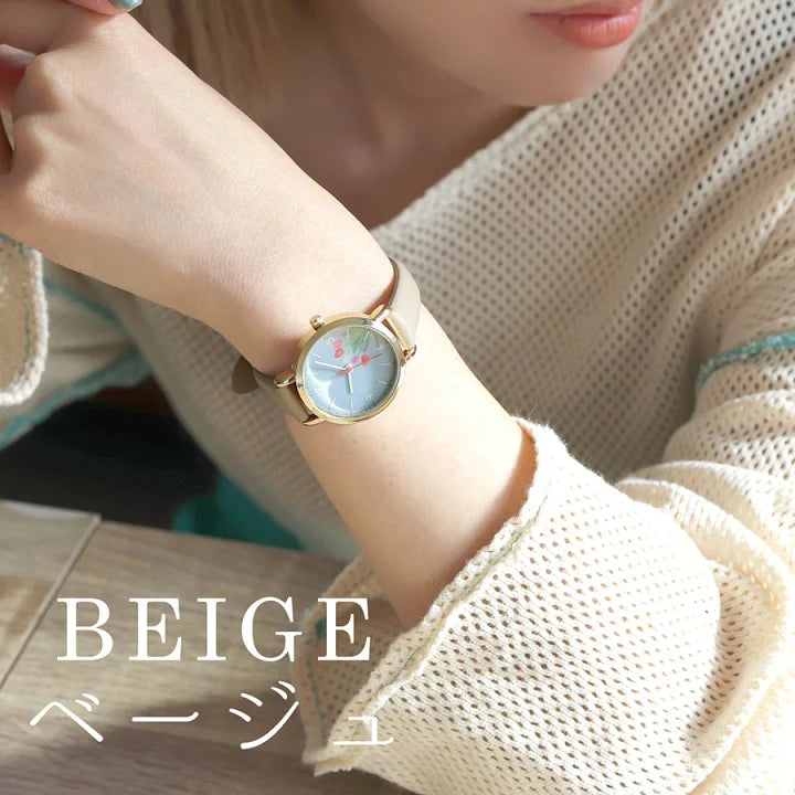 2023 SS Floral Watch 淡色女子 春日暖意 文青 士多啤梨 手錶 女裝 Tulip Rose Watch 🌷