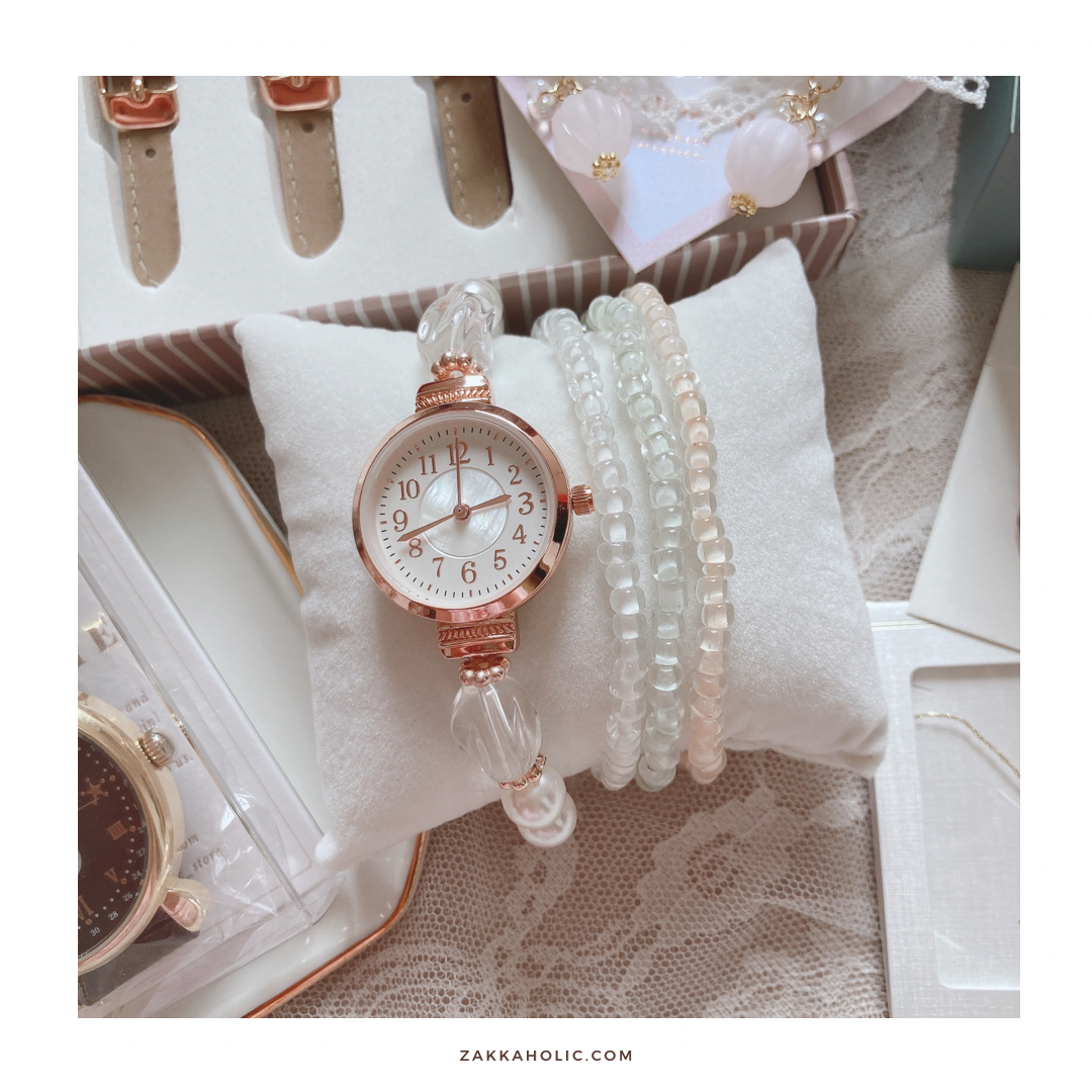 Pearl Bracelet Watch Set 珠珠手鏈錶套裝