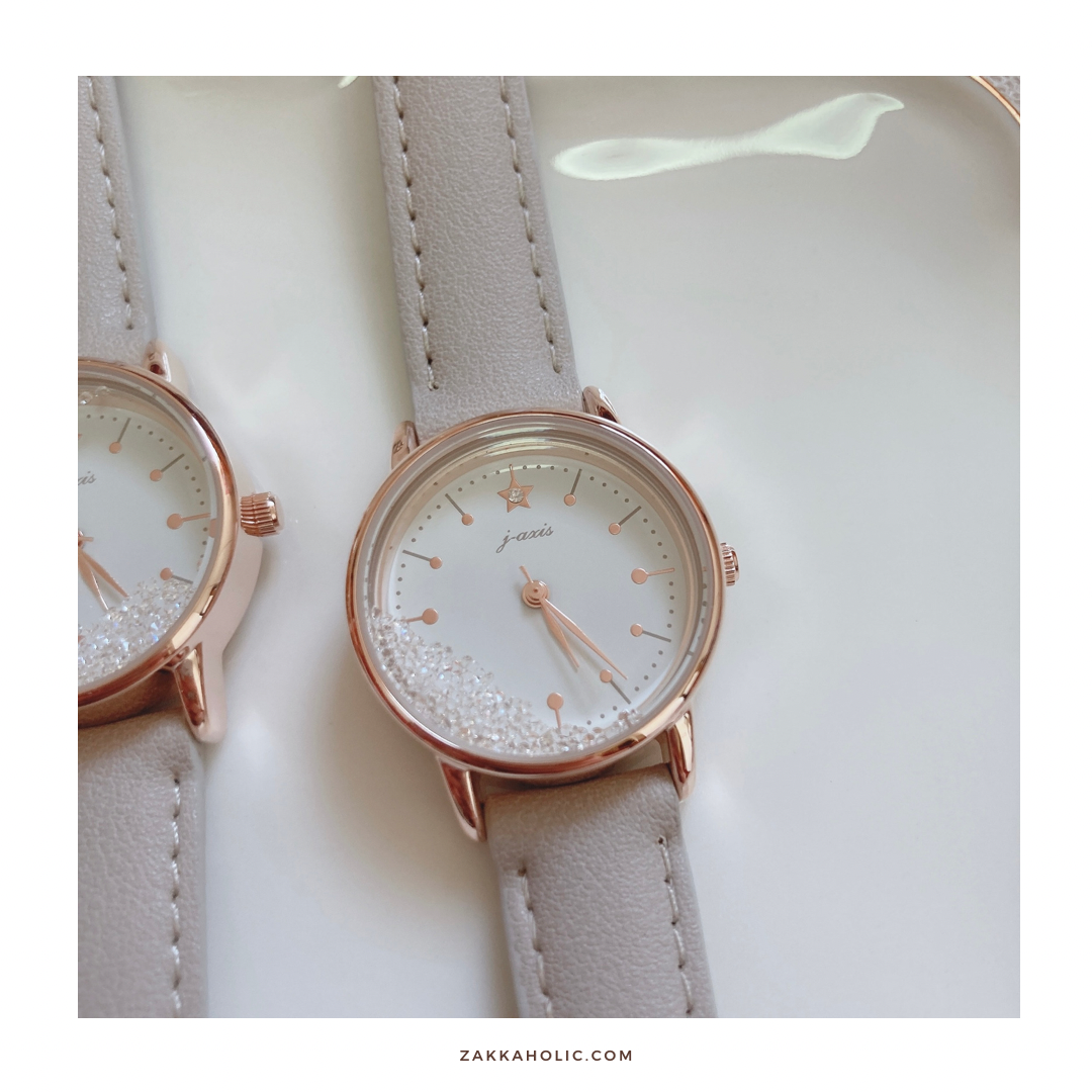 Moveable Watch 水晶珠珠流沙手錶 女裝