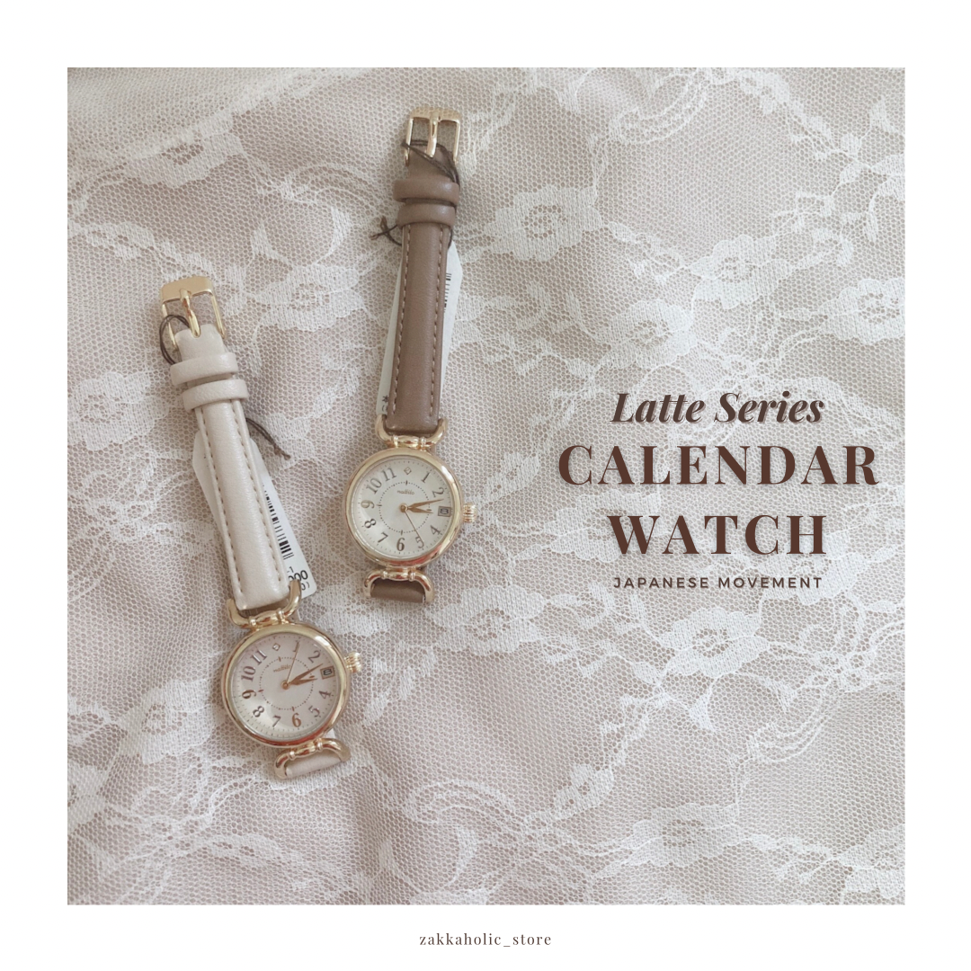 ⟡⸝⋆ Good things take Time Antique Calendar Watch 復古日期手錶 女裝 DSE錶 考試手錶