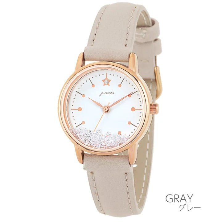 Moveable Watch 水晶珠珠流沙手錶 女裝