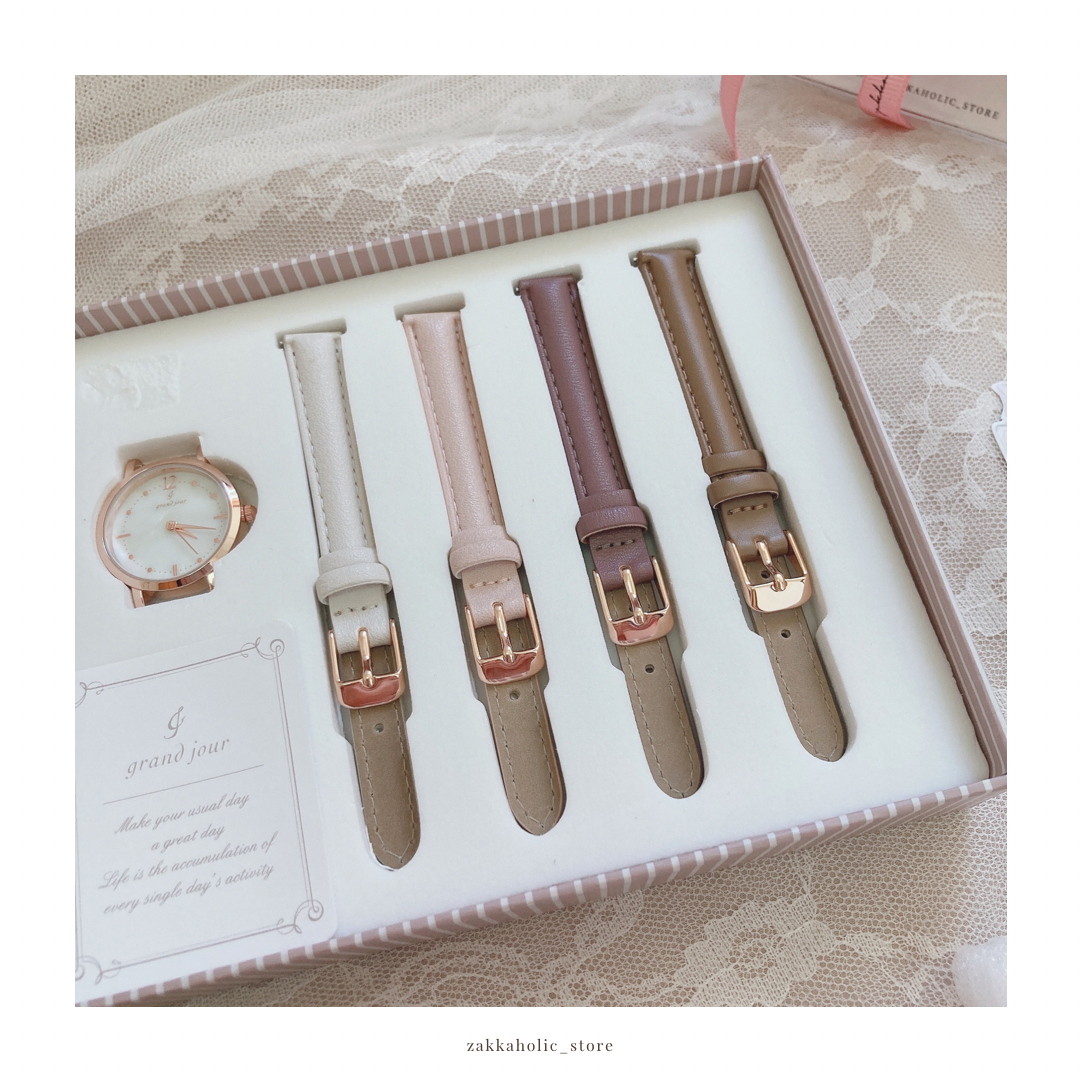 Grand Jour Changeable Belt Watch Gift Set 女裝 可轉換錶帶禮盒裝