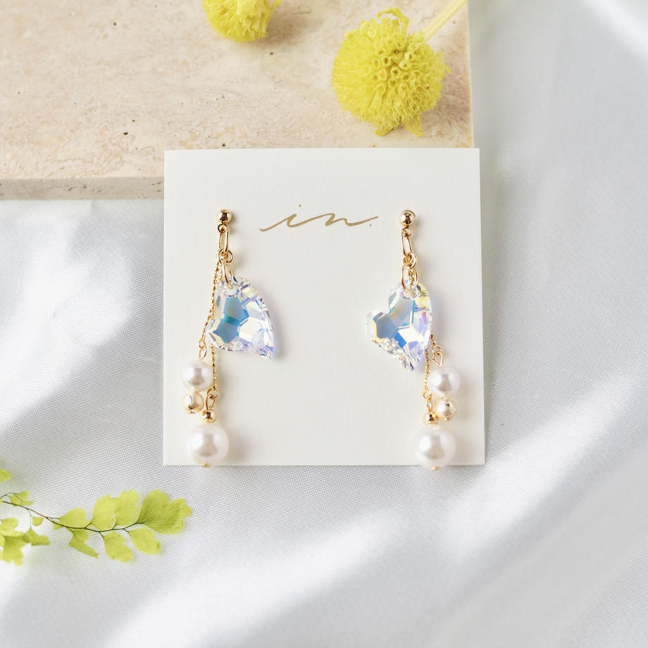 In. Accessory - 日本手作 Swarovski x Czech beads *・゚jeanne #1386 .*・゚